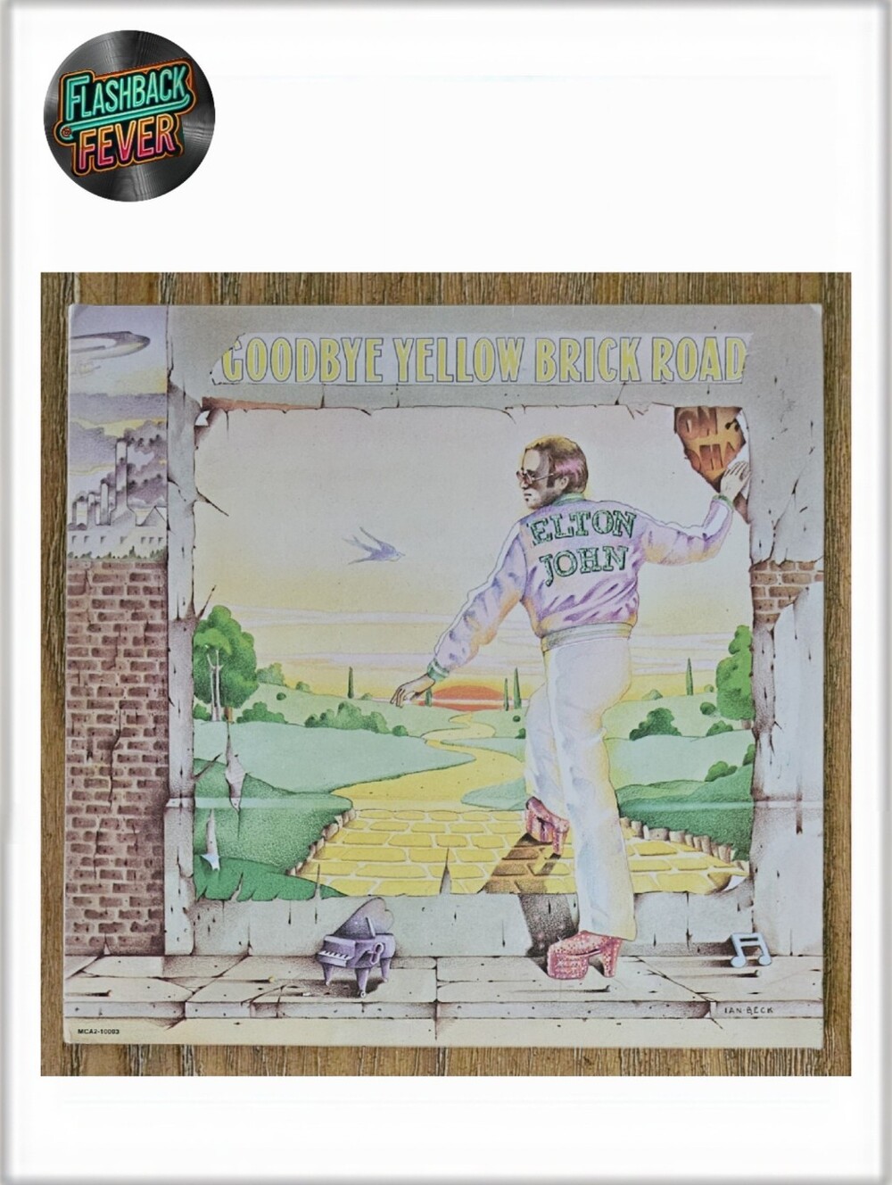 ELTON JOHN•Goodbye Yellow Brick Road•1973 US 2×LP (#MCA2-10003) Pinckneyville Pr